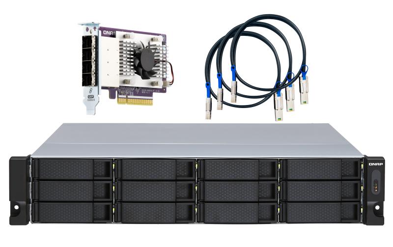 QNAP TL-R1200S-RP 12-bay 12 baies 2U RM carte QXP PCIe