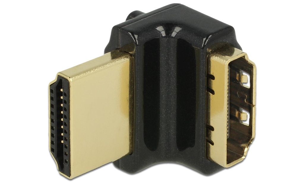 Delock Adaptateur High Speed Ethernet 4K 90° HDMI - HDMI