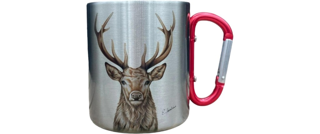 creanorm Tasse en acier inoxydable Cerf 330ml