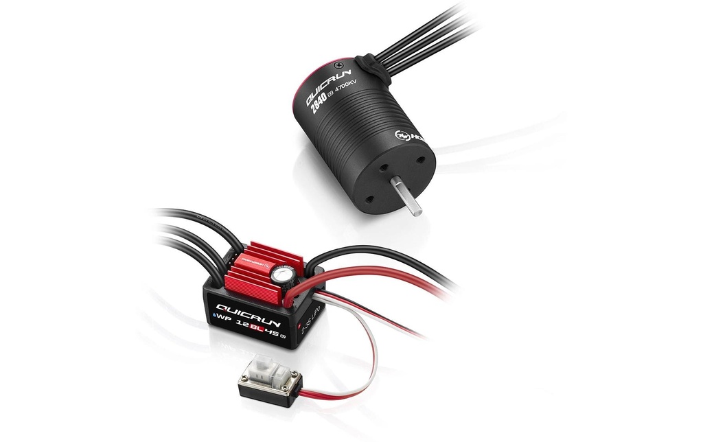 Hobbywing Kits d’entraînement sans brosse Combo WP12BL45 G2 4700 kV