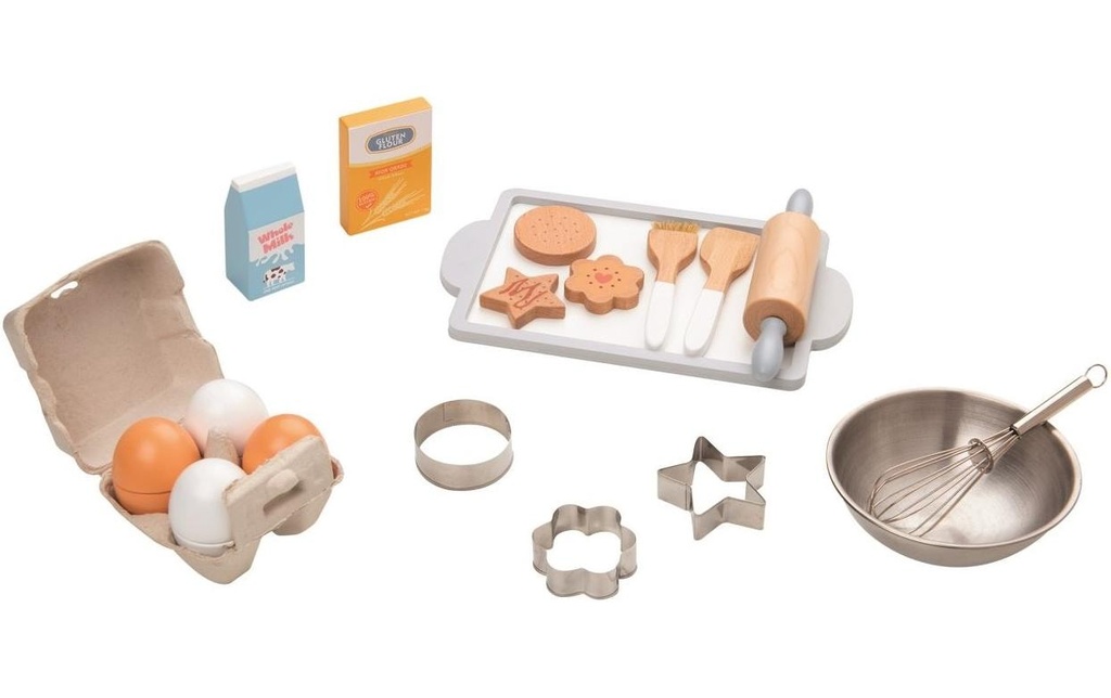 Spielba Holzspielwaren Aliments jouets Kit pâtisserie