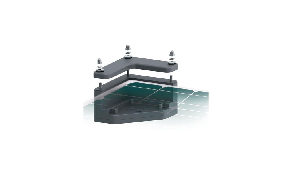 UNITECK Coin de fixation pour panneaux solaires 35 mm