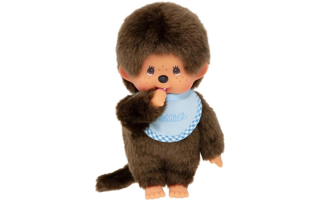 Monchhichi Light Blue Bib Boy 20 cm