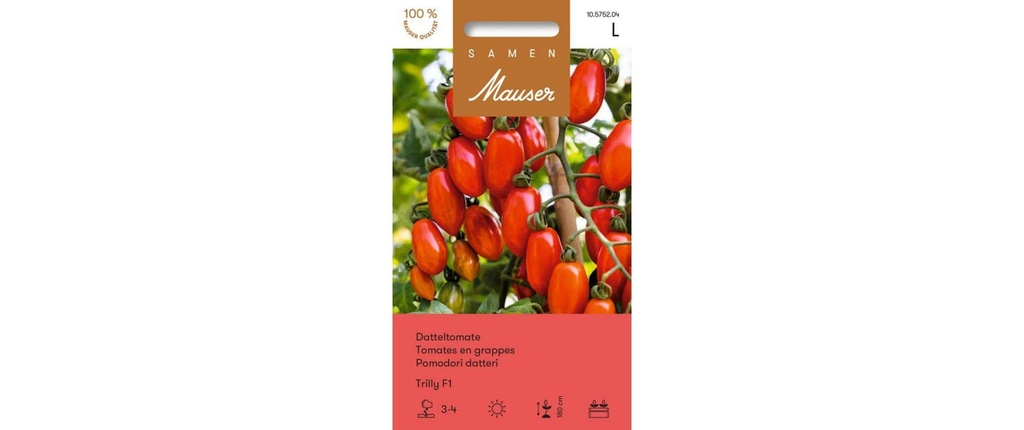 Samen Mauser Semence Trilly F1 tomate datte