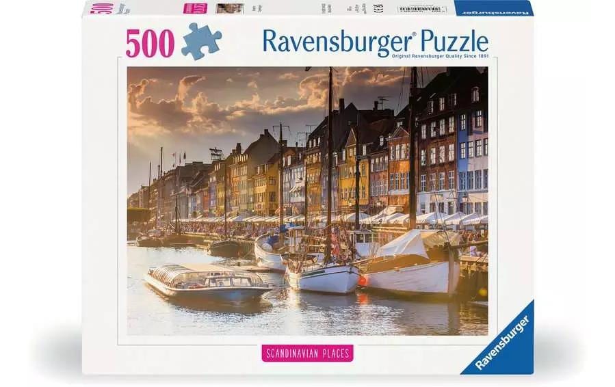 Ravensburger Puzzle Coucher de soleil à Copenhague 500 pièces