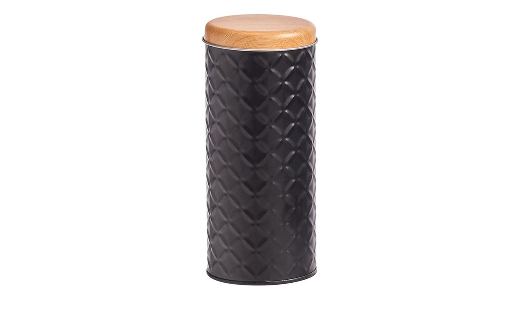 Zeller Present Boîte à provisions Scandi 0.68 l, Noir