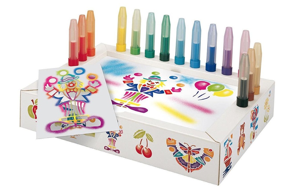 Malinos Crayon aérographe Blopens 15 pièces