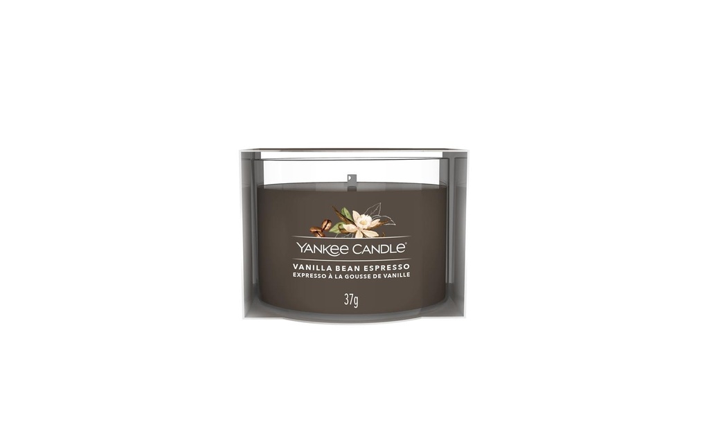 Yankee Candle Signature Bougie parfumée Vanilla Bean Espresso Signature 37 g