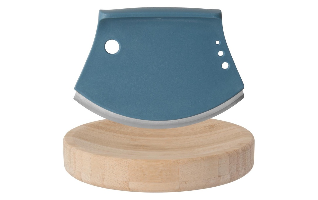 BergHOFF Couteau à fines herbes Leo 2 parties, bleu