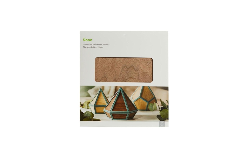 Cricut Article en bois Panneaux en bois 30.5 x 30.5 cm Walnut 2 pièce