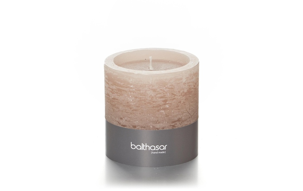 balthasar Bougie Rustico 10 cm x 10 cm, Taupe