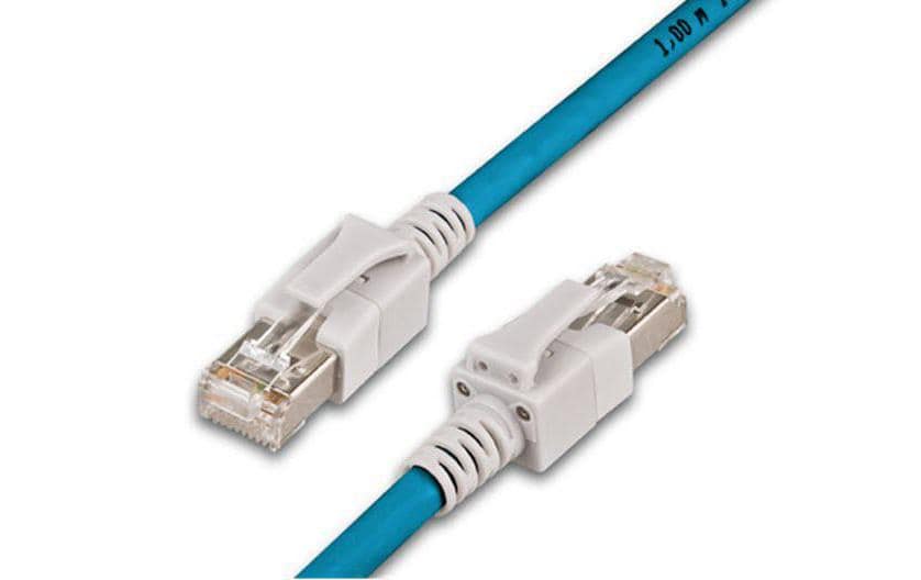 Wirewin Câble patch RJ-45 - RJ-45, Cat 6A, S/FTP, 1 m, Bleu
