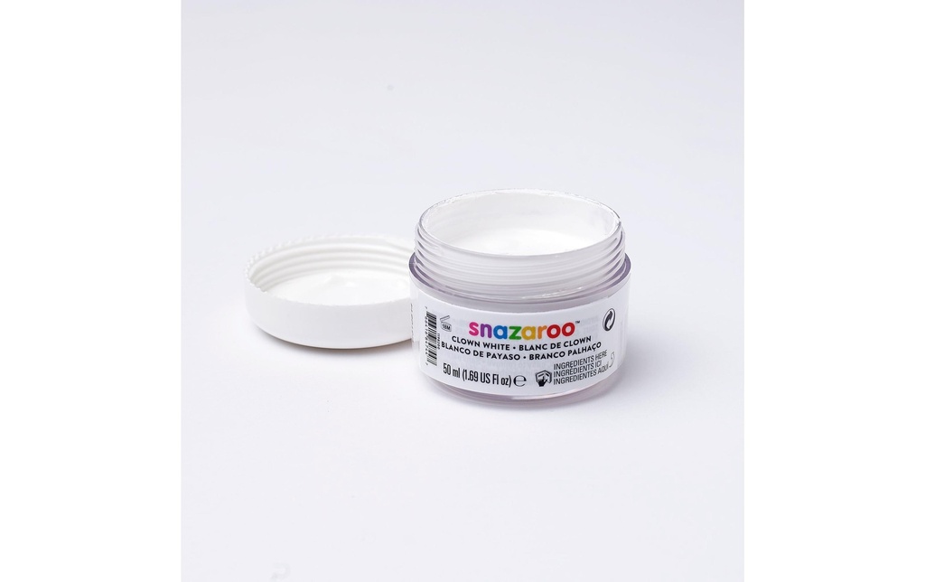 Snazaroo Maquillage effets spéciaux Blanc de clown Pot de 50 ml
