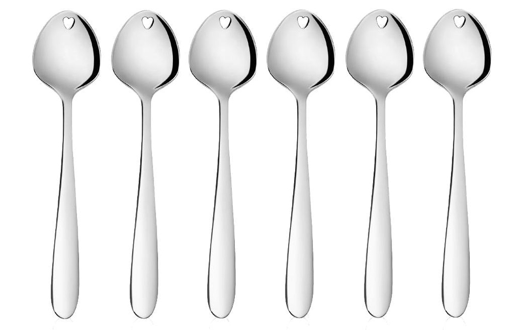 Sola Cucchiaio da gelato S-Line 6 Pièce/s, Chrome
