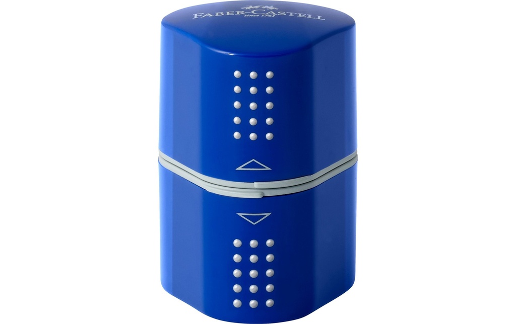 Faber-Castell Taille-crayon Grip 2001 10 pièces, mûre et bleu