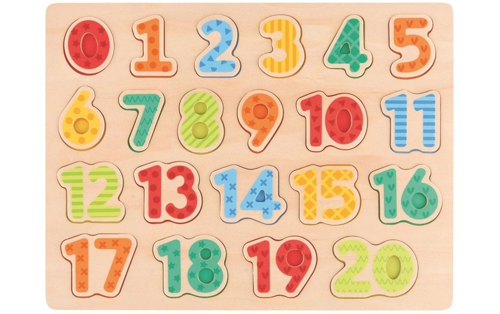 Spielba Holzspielwaren Puzzle en bois Chiffres