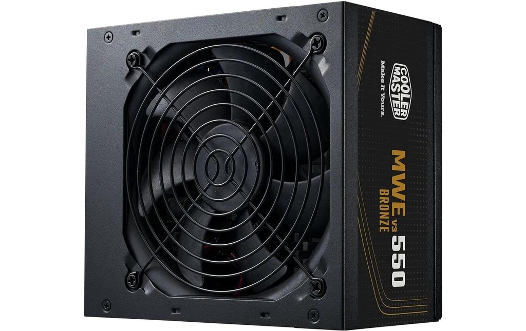 Cooler Master Bloc d’alimentation MWE Gold V3 ATX 3.1 Non-Modular Series 550 W