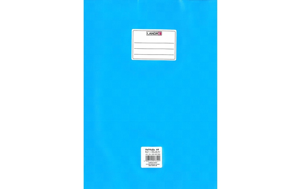 Oxford Film de protection A4, Bleu clair, 10 pièces