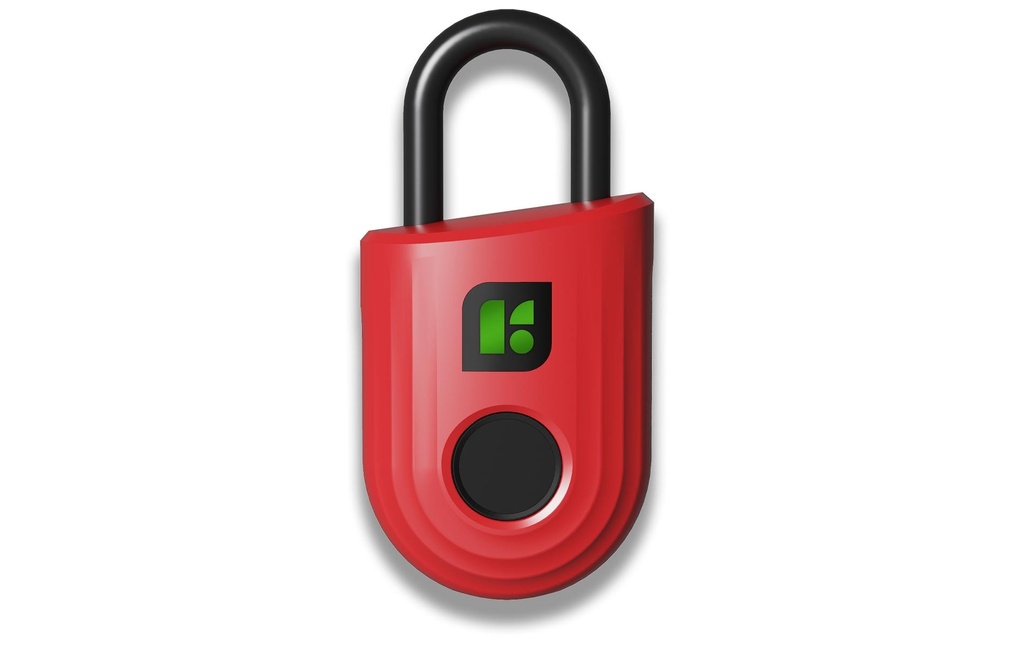 igloohome Padlock Lite, Empreinte digitale, rouge
