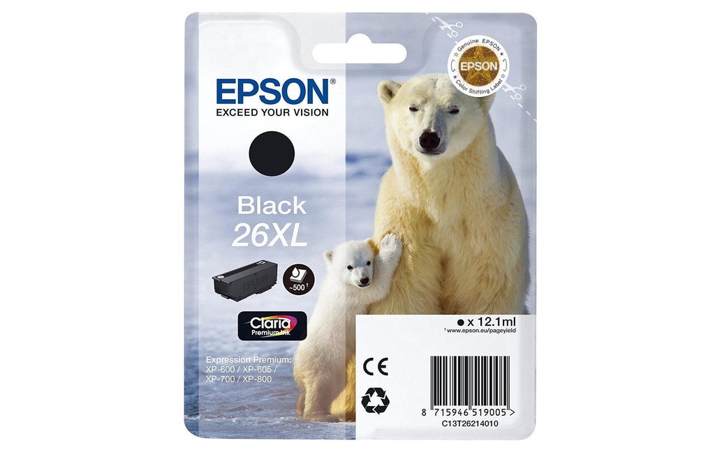EPSON Epson cart.encre T2621 bk XL