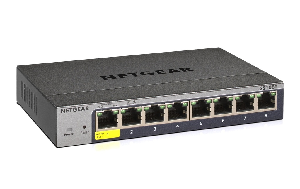 Netgear Switch GS108Tv3 8 Port