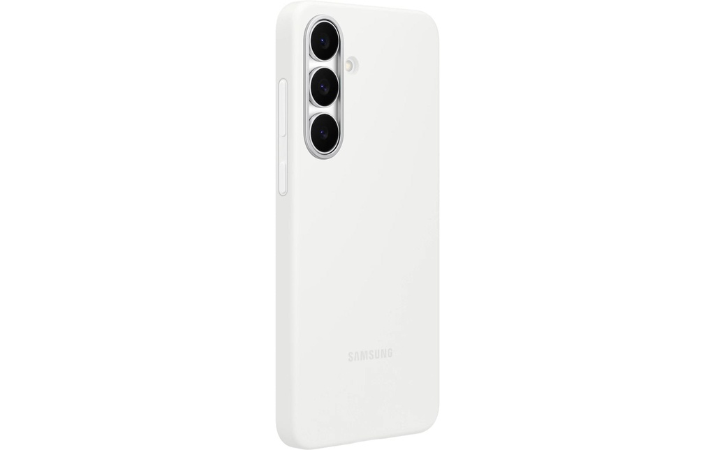 Samsung Coque arrière Silicone Case Galaxy S25 FE White