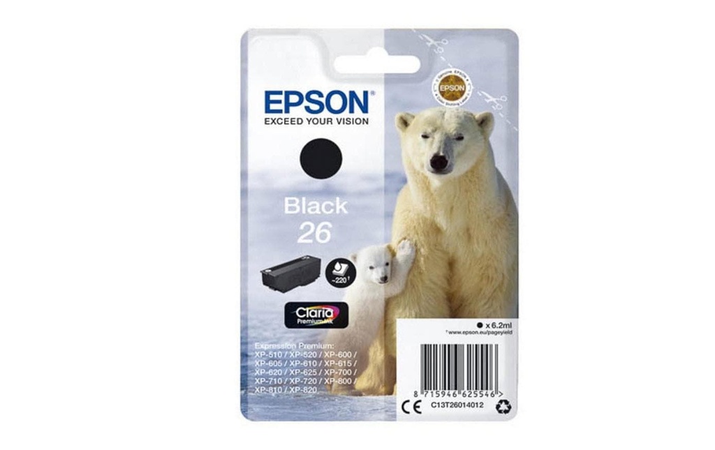 EPSON Epson cartouche T260140 black