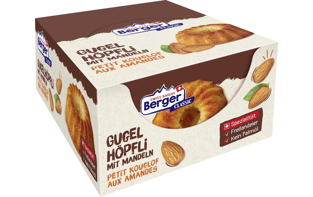 Berger Gugelhöpfli aux Amandes 12 x 45 g