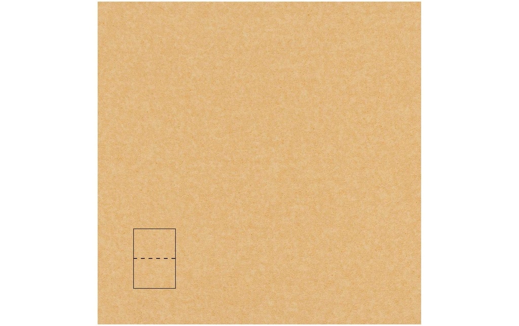 Rico Design Paper Poetry Essentials Carte à volet A6, or