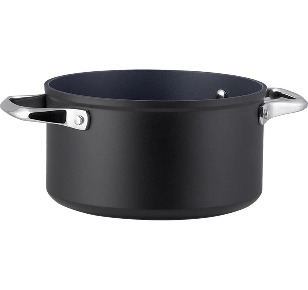 Lunasol Casserole Saturne Terra Ø 20 cm, Noir 3.4 L