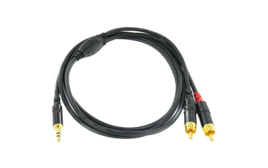 Cordial Câble audio CFY 3 WCC jack 3.5 mm - Cinch 3 m