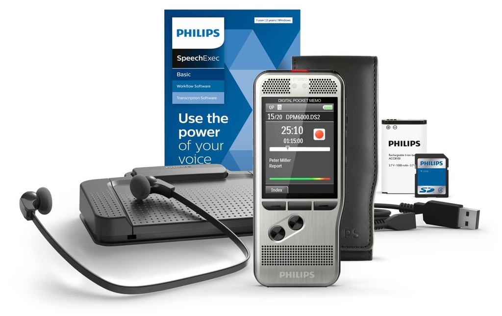 Philips Dictaphone Starter Set DPM6700