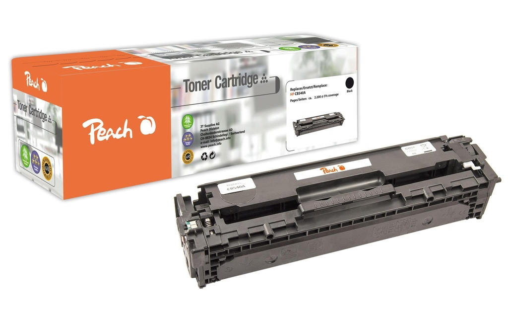 Peach Toner HP Nr. 125A (CB540A) noir