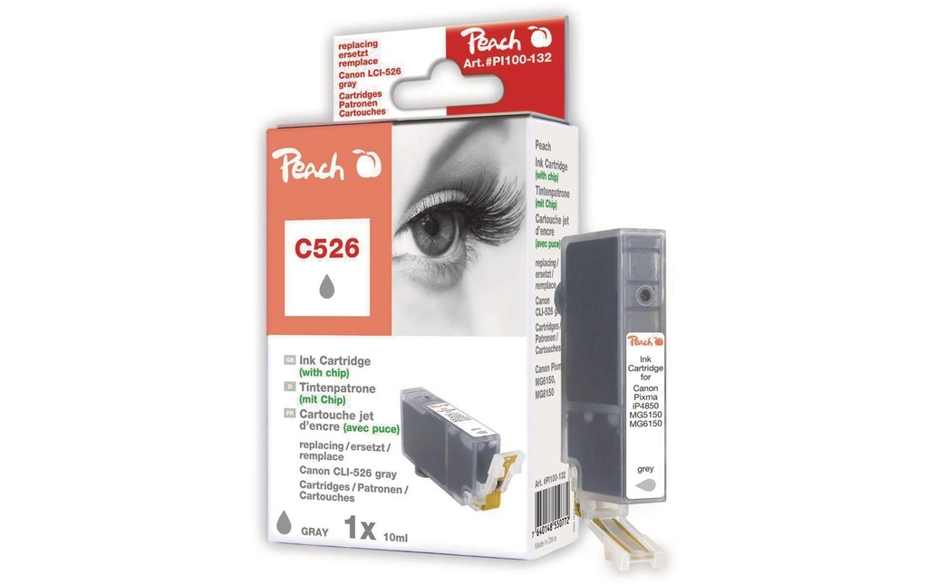 Peach Encre Canon CLI-526GY Grey