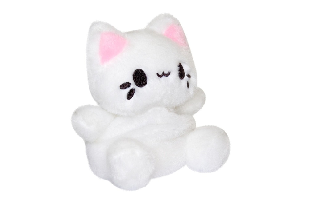 AURORA Peluche Tasty Peach Custard Meowchi Palm Pals 10 cm
