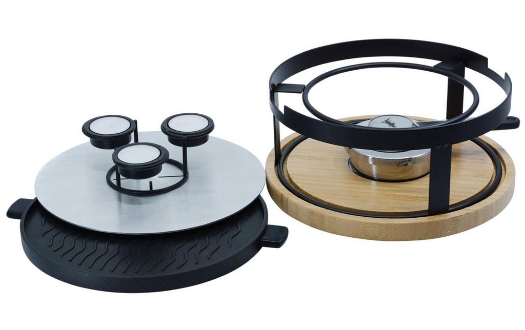 Kadastar Réchaud à fondue One4All Multifonctionnel, Argenté