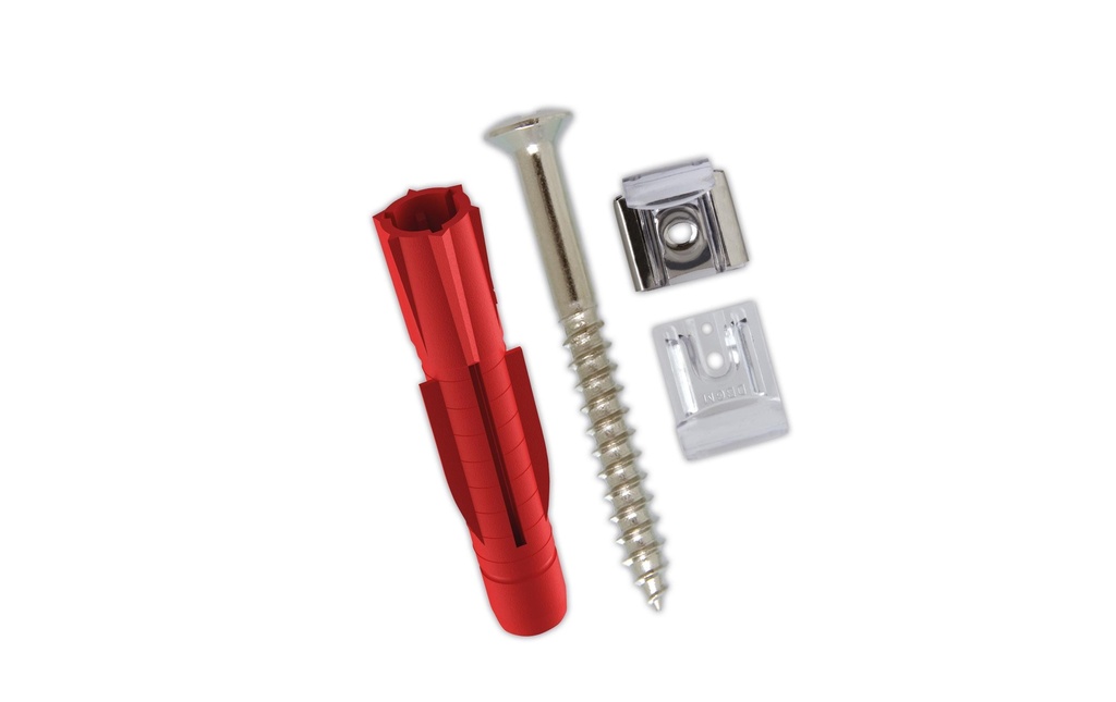 Tox-Dübel Fixation de miroir  Look incl. Tri 6x36 mm + vis 4 Pièce/s