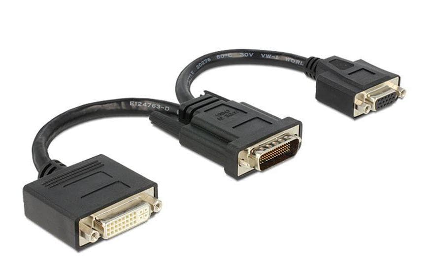 Delock Câble adaptateur DMS-59 - DVI-I/VGA