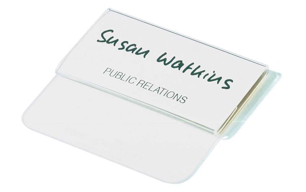 DURABLE Badge nominatif 40 x 75 mm, 25 pièces