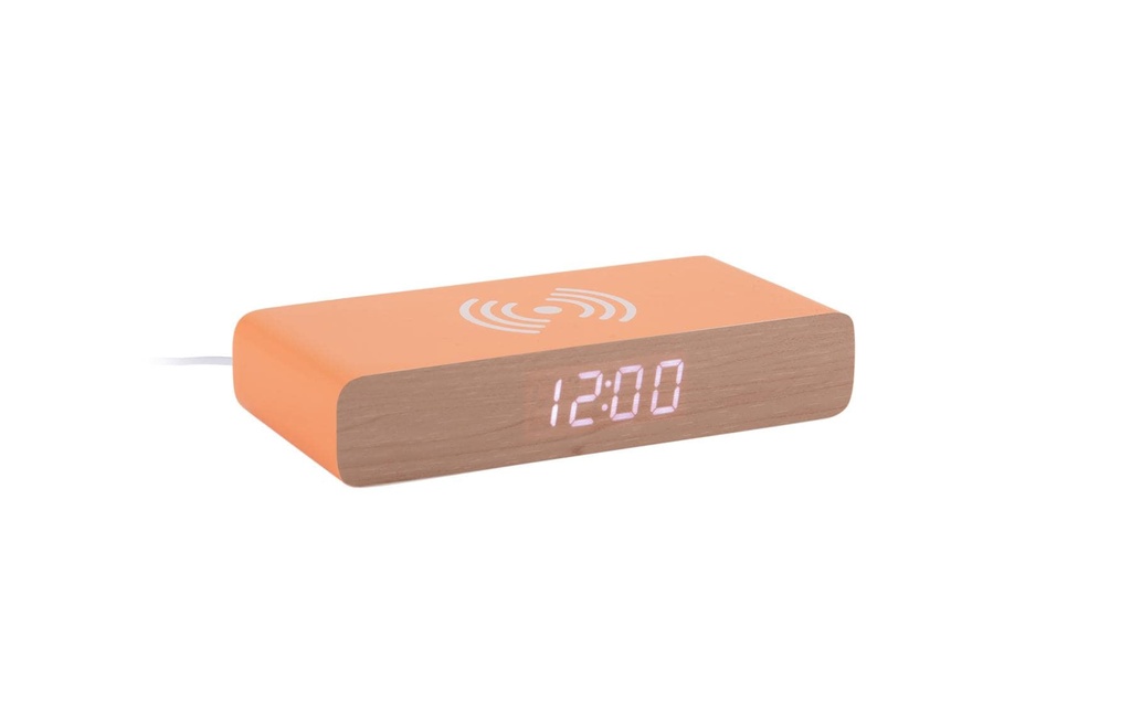 KARLSSON Réveil numérique Retro Flat Orange vif