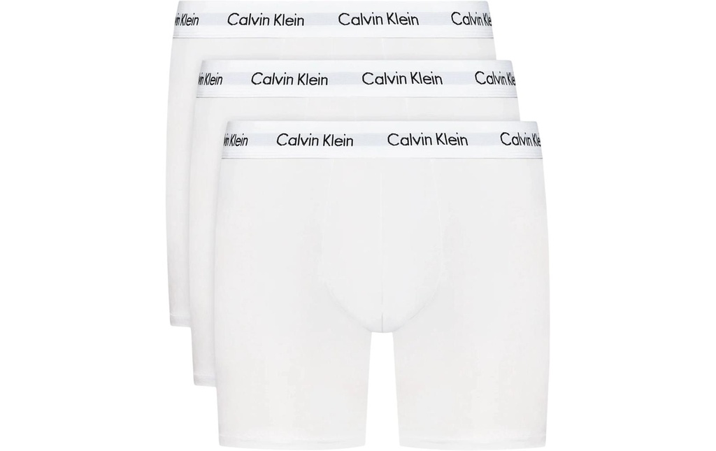 Calvin Klein Wäsche Boxer Brief 3Pk Blanc, S