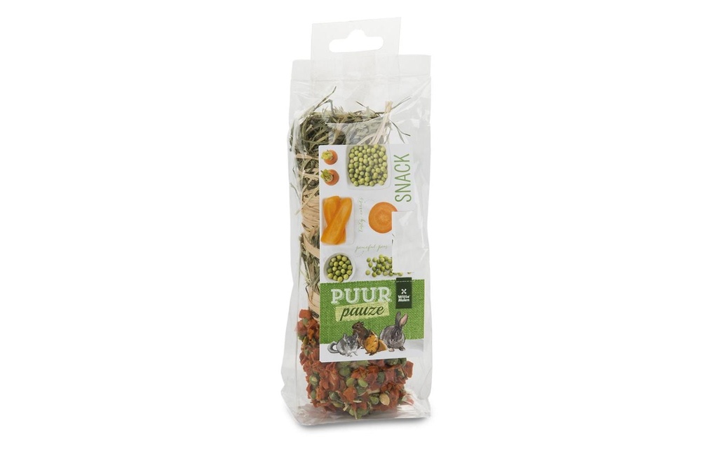 Witte Molen Bâtonnets de foin avec carottes et petits pois, 70 g