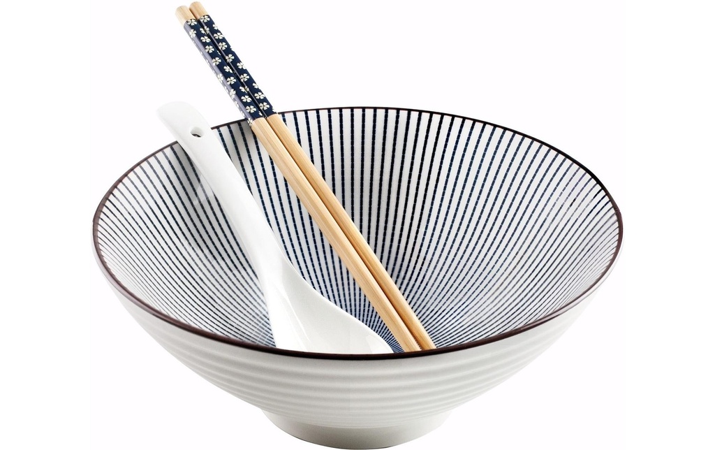 Ibili Set Ramen Hakata 1 Pièce/s,Noir/Blanc