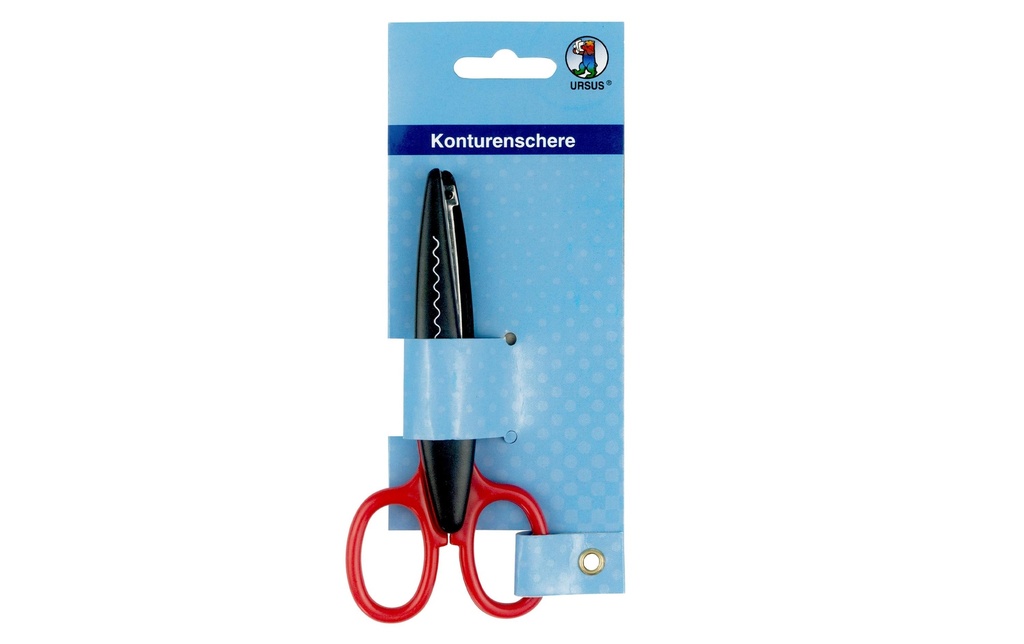 URSUS Ciseaux 13 cm avec coupe-vague