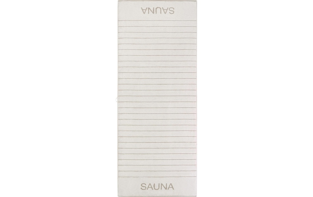 Cawö Serviette de sauna Balance Doubleface 80 x 200 cm, Natur