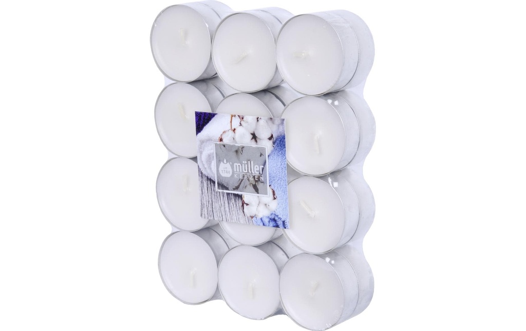 müller Kerzen Bougie parfumée Soft Cotton 24 pièces