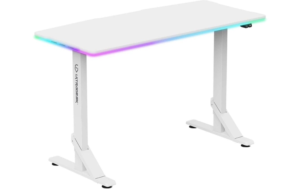 Ultradesk Table de jeu Iron Blanc