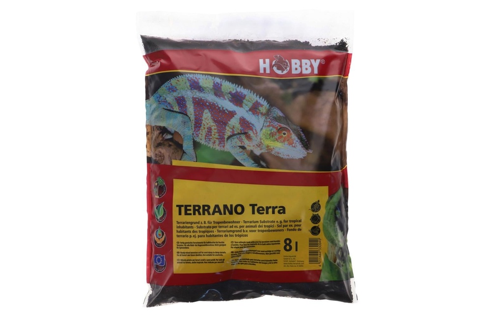 Hobby Terraristik Substrat de sol Terrano Terra, 8 l