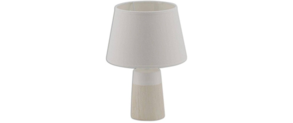 Näve Lampe de bureau «Talia» h: 31 cm Blanc