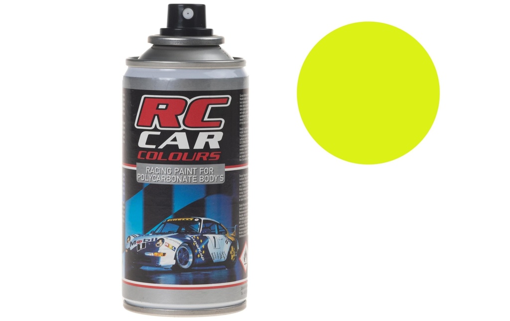 Ghiant Aérosol pour Lexan RC CAR Jaune Néon 1007 150 ml